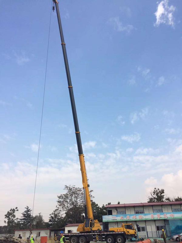 青島大型設備吊裝下坑